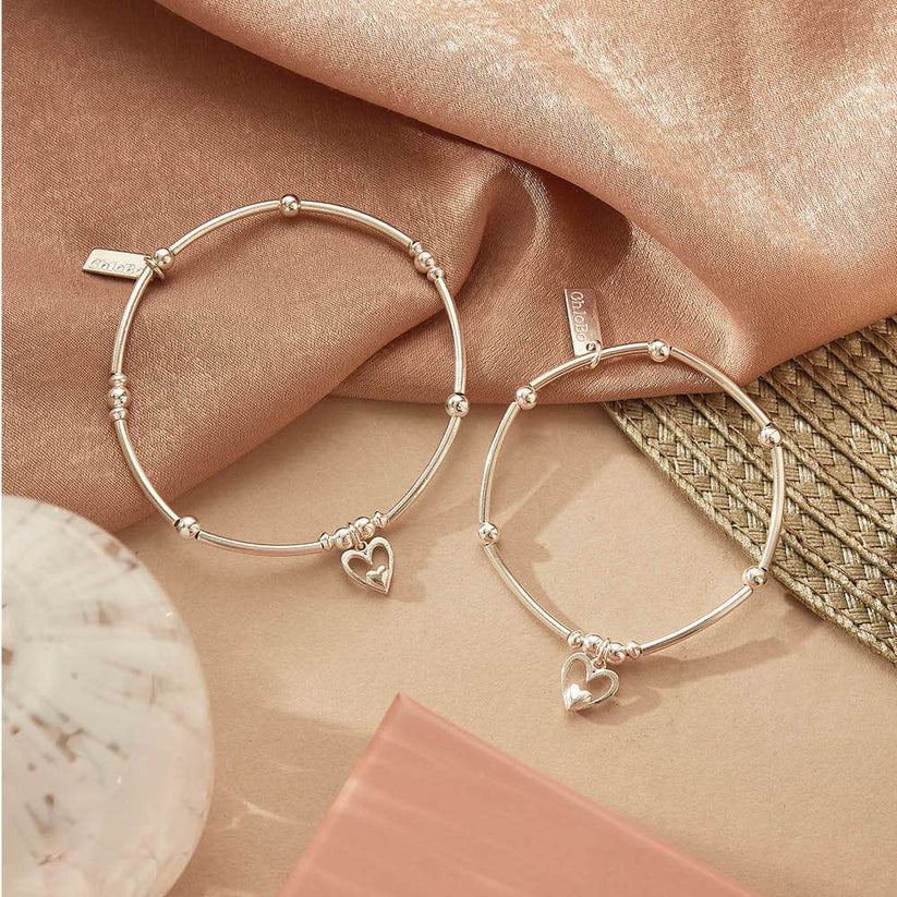 Chlobo | Mini Noodle Ball Heart In Heart Bracelet | Hooper Bolton UK