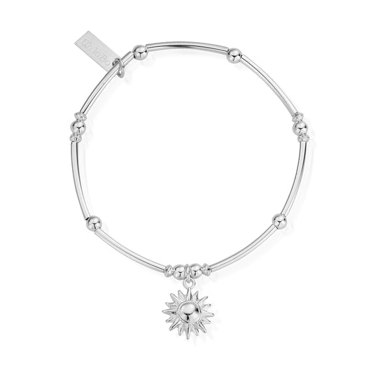 Chlobo | Mini Noodle Ball Sun Silver Bracelet | SBMNB578 | Hooper Bolton UK