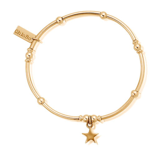 Cholbo | Mini Noodle Ball Star Gold Bracelet | GBMNB810| Hooper Bolton