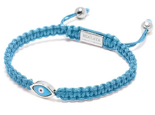 Load image into Gallery viewer, Copy of Nialaya TURQUOISE STRING BRACELET WITH GOLD EVIL EYE
