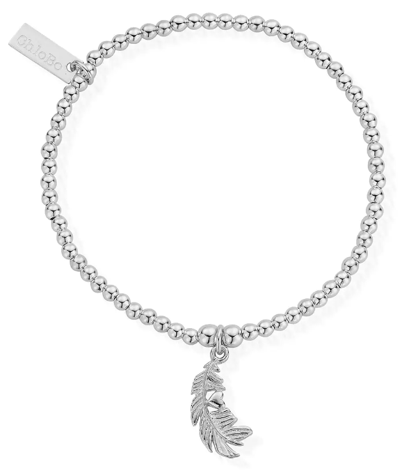 ChloBo Cute Charm Heart In Feather Bracelet