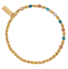 Load image into Gallery viewer, ChloBo Radiant Aura Gold plated Bracelet

