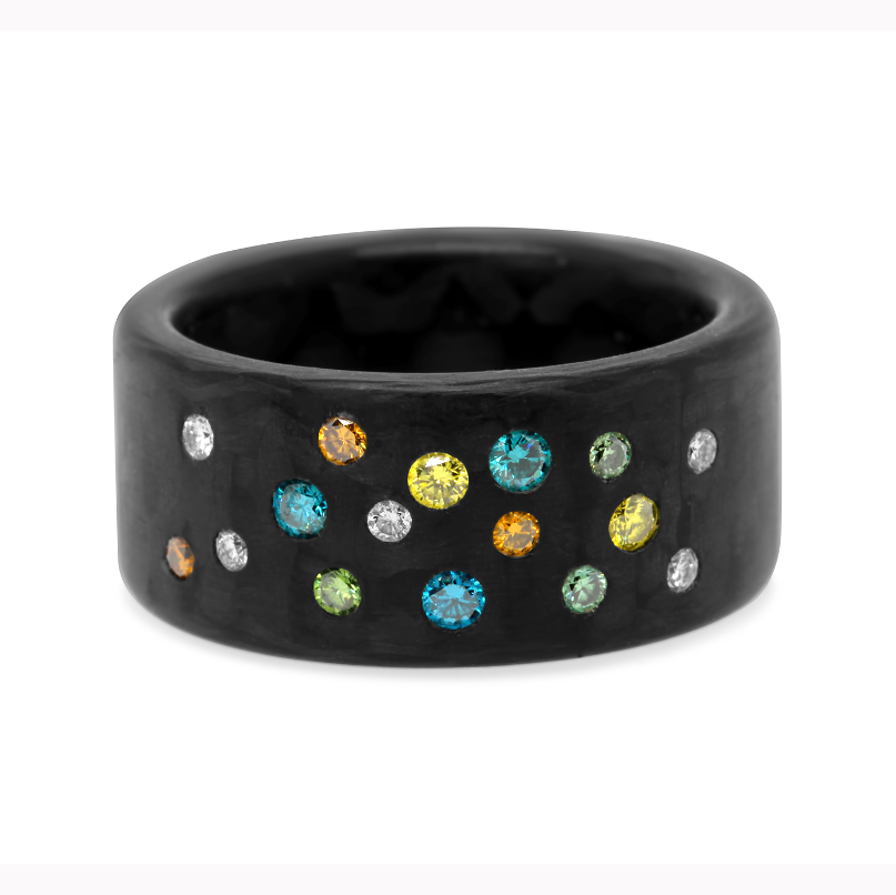 C6 CARBON SUPERNOVA DIAMOND RING