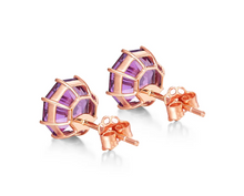 Load image into Gallery viewer, Fei Liu Victoriana Small Octagon Stud Earrings
