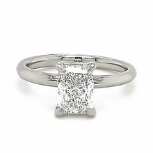 Load image into Gallery viewer, CERTIFIED PLATINUM LAB GROWN DIAMOND RADIANT CUT  ENGAGEMENT RING WITH HIDDEN HALO 1.20ct
