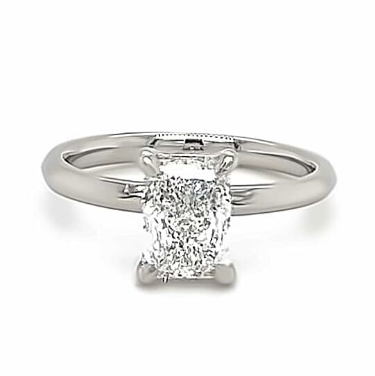 CERTIFIED PLATINUM LAB GROWN DIAMOND RADIANT CUT  ENGAGEMENT RING  1.00ct