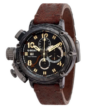 Load image into Gallery viewer, PRE_OWNED U-BOAT WATCH CHIMERA 48 CARBONIO LIMITED EDITION 7177
