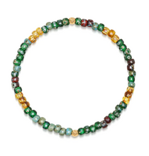 Load image into Gallery viewer, Nialaya Wristband with Green Japanese Miyuki Beads
