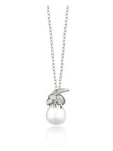 Load image into Gallery viewer, Catherine Zoraida Silver Honeybee and Moonlight Pearl Pendant
