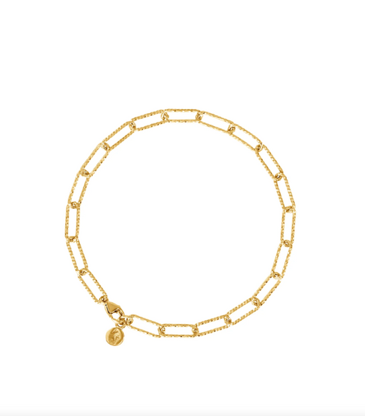 Catherine Zoraida Gold Glitter Chain Bracelet