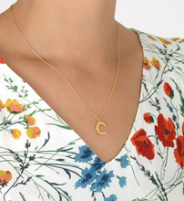 Load image into Gallery viewer, Alex Monroe - Floral Letter C Necklace
