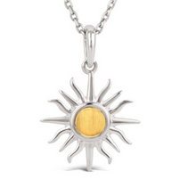 Load image into Gallery viewer, MY WORLD SMALL SUN CHARM PENDANT
