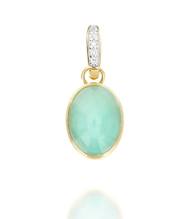 Nanis - 18ct Gold BOULES JADEITE NECKLACE SMALL