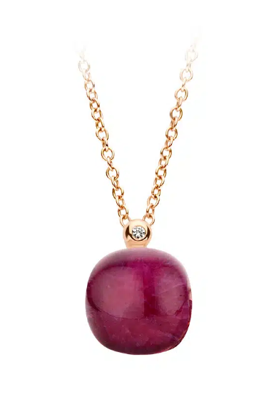 BIGLI - MINI SWEETY - Mini Sweety Pendant - Ruby and Amethyst