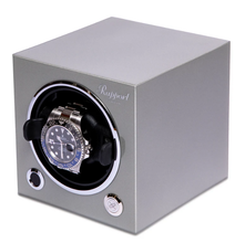 Load image into Gallery viewer, Rapport Watch Winders - Evo Cube Watch Winder Platinum Silver
