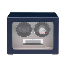 Load image into Gallery viewer, Rapport Watch Winders - Quantum Duo Watch Winder - Navy
