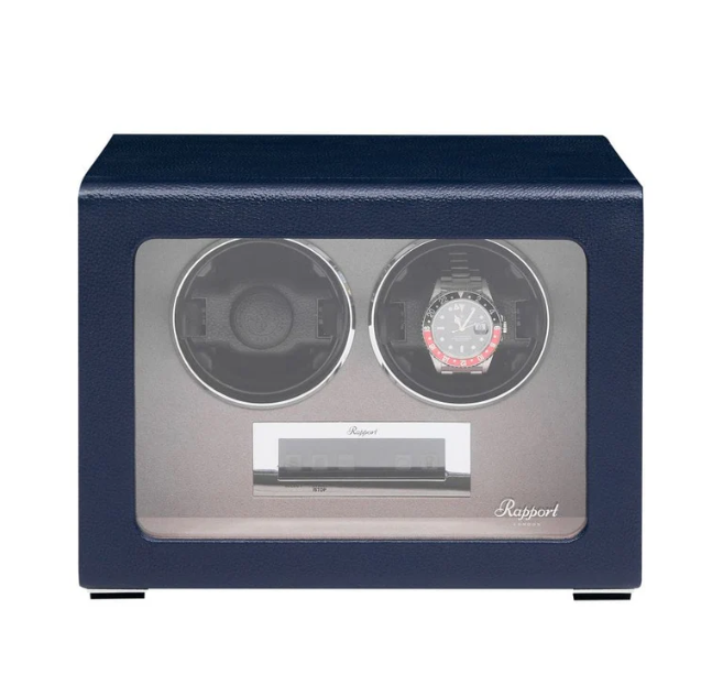 Rapport Watch Winders - Quantum Duo Watch Winder - Navy