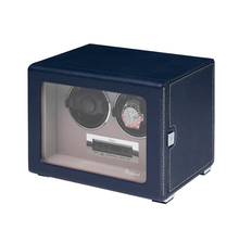 Load image into Gallery viewer, Rapport Watch Winders - Quantum Duo Watch Winder - Navy
