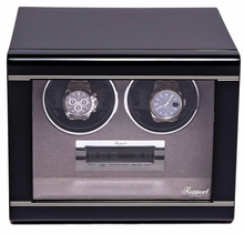 Load image into Gallery viewer, Rapport Watch Winders - Formula Duo Watch Winder - Black
