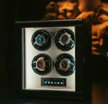 Load image into Gallery viewer, Rapport Watch Winders - Formula Quad Watch Winder - Carbon Fibre
