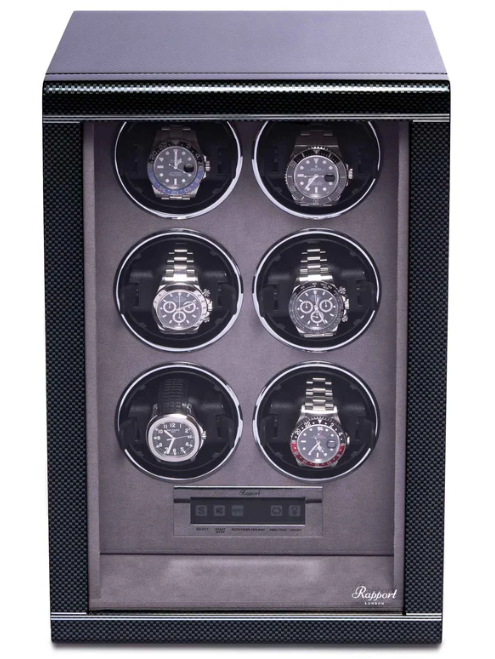 Rapport Watch Winders - Formula Six Watch Winder - Carbon Fibre