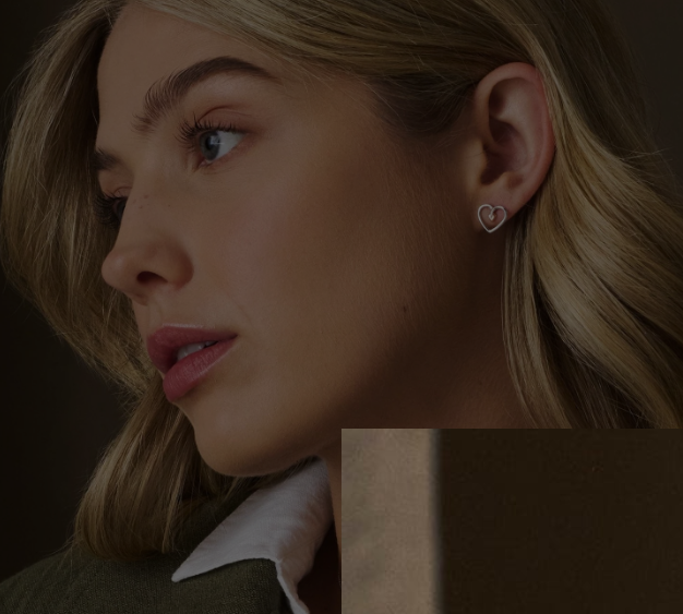 Clogau Tree of Life® Sterling Silver Heart Stud Earrings