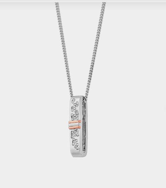 Clogau Cariad® Sterling Silver Sparkle Drop Pendant with Topaz
