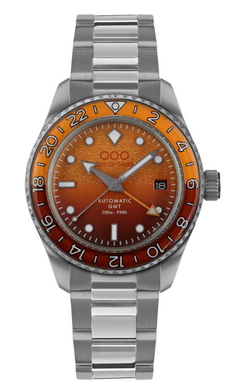 OUT OF ORDER WATCH NEGRONI AUTOMATIC GMT - ULTRA BRUSHED