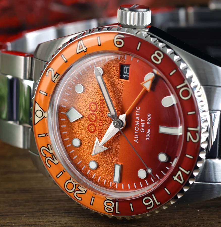 OUT OF ORDER WATCH NEGRONI AUTOMATIC GMT - ULTRA BRUSHED