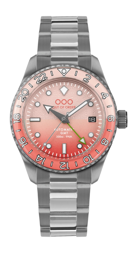 OUT OF ORDER WATCH PALOMA AUTOMATIC GMT - ULTRA BRUSHED