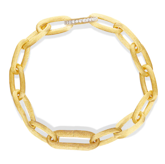 Nanis - "Libera" gold chain bracelet with diamonds