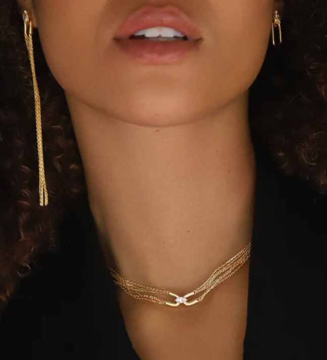 CARAT LONDON Cyndi Necklace Gold Vermeil