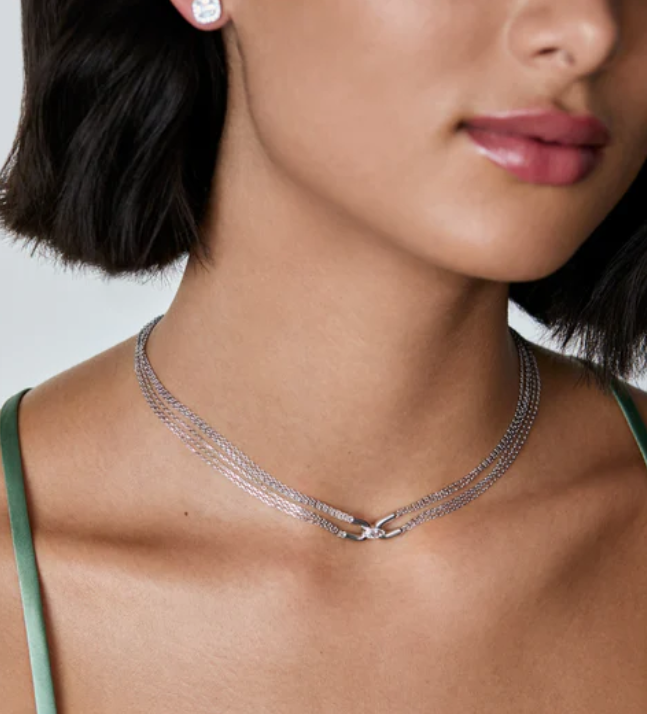CARAT LONDON Cyndi Necklace Sterling Silver