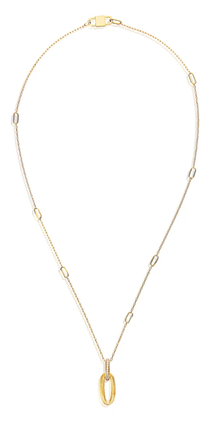 Nanis - "LIBERA" necklace with gold and diamond pendant (short) List price