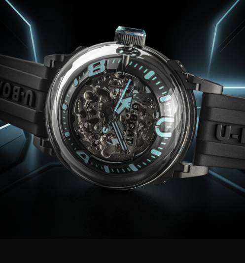 U-BOAT WATCH U-65 AUTOMATIC 44mm PVD TURQUOISE