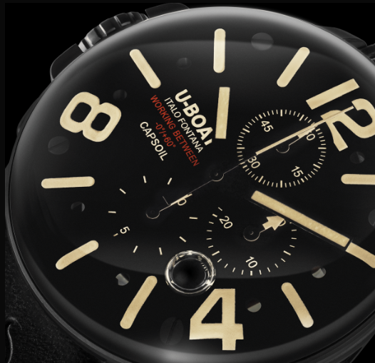 U-BOAT WATCH CAPSOIL CHRONO 45MM DLC
