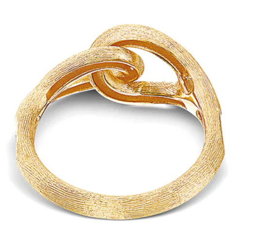 Nanis - 18ct Gold "libera" gold and diamonds embrace ring