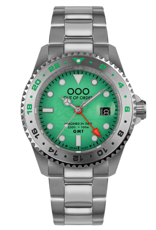 OUT OF ORDER WATCH CASANOVA GMT | VENEZIA ULTRA BRUSHED - SWISS MADE