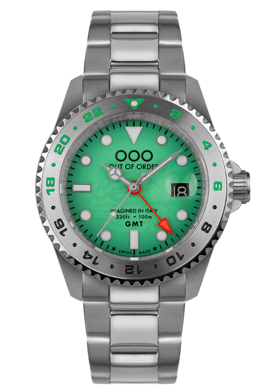OUT OF ORDER WATCH CASANOVA GMT | VENEZIA ULTRA BRUSHED - SWISS MADE