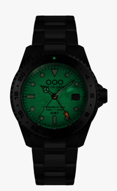 OUT OF ORDER WATCH CASANOVA GMT | VENEZIA ULTRA BRUSHED - SWISS MADE