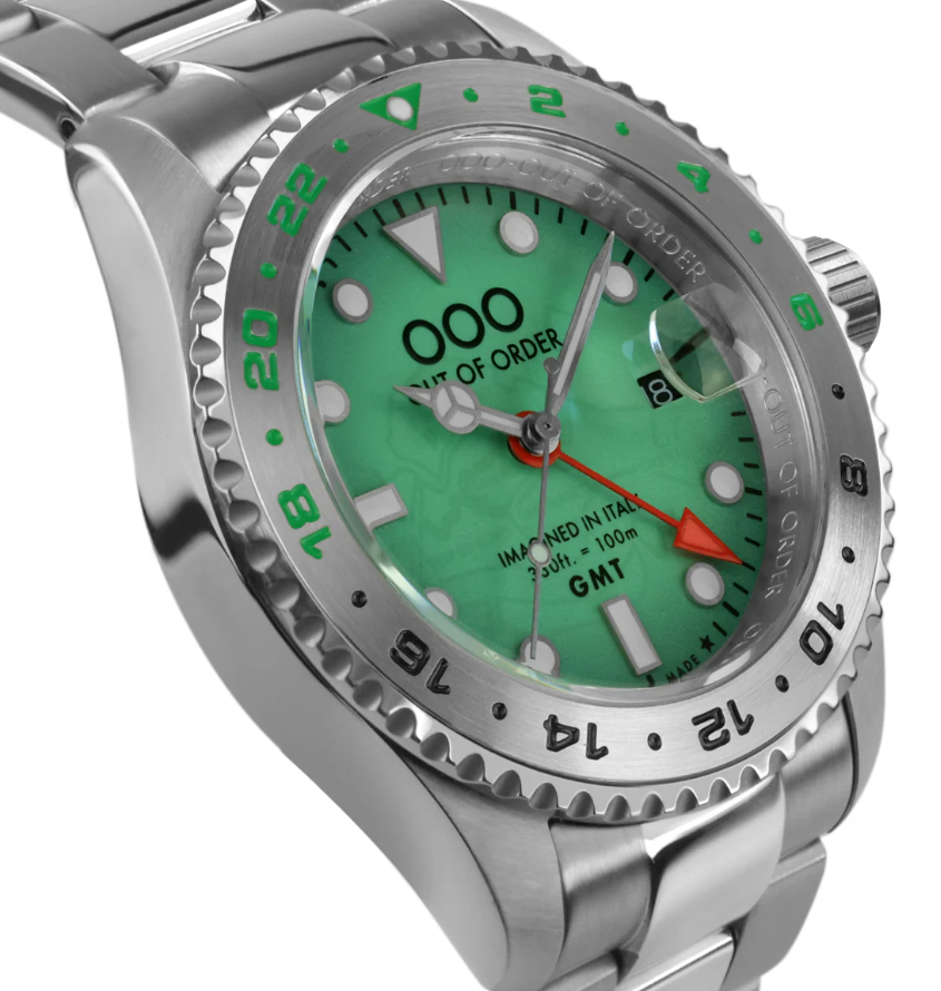 OUT OF ORDER WATCH CASANOVA GMT | VENEZIA ULTRA BRUSHED - SWISS MADE
