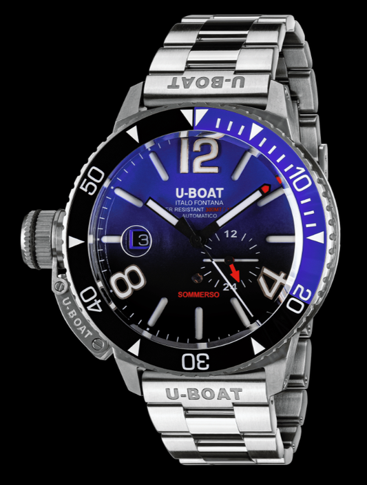 U-BOAT WATCH SOMMERSO CERAMIC BLUE/MT REF. 9519/MT