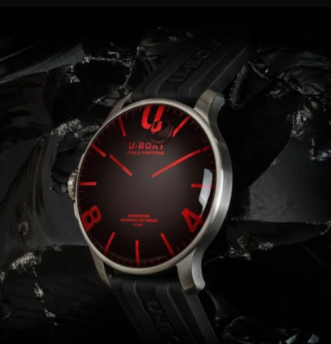 U-BOAT DARKMOON 44MM RED GLASS SS CODE 8465/B