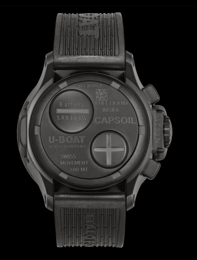 U-BOAT WATCH CAPSOIL CHRONO 45MM DLC CODE 8109/E