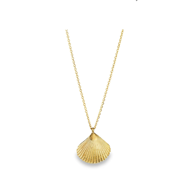 Catherine Zoraida Gold Shell Pendant