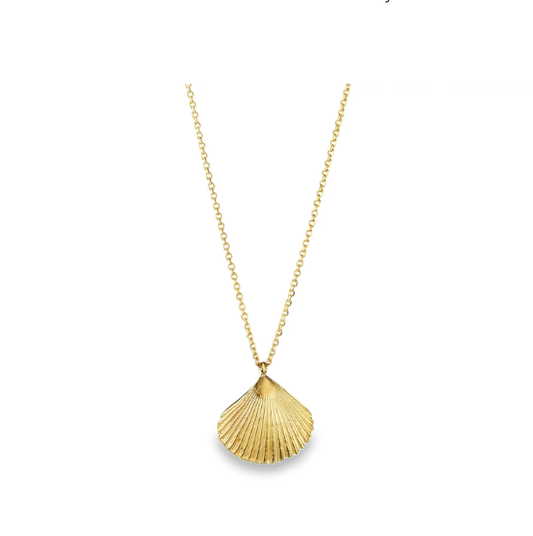 Catherine Zoraida Gold Shell Pendant