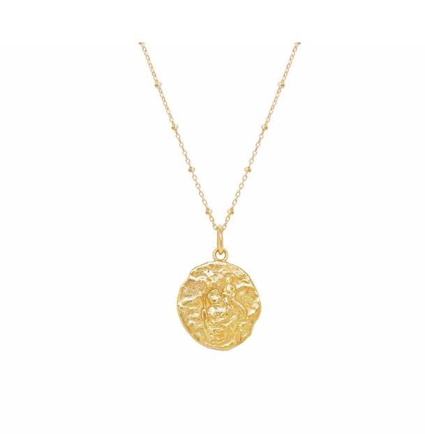 Catherine Zoraida Gold St Christopher Pendant