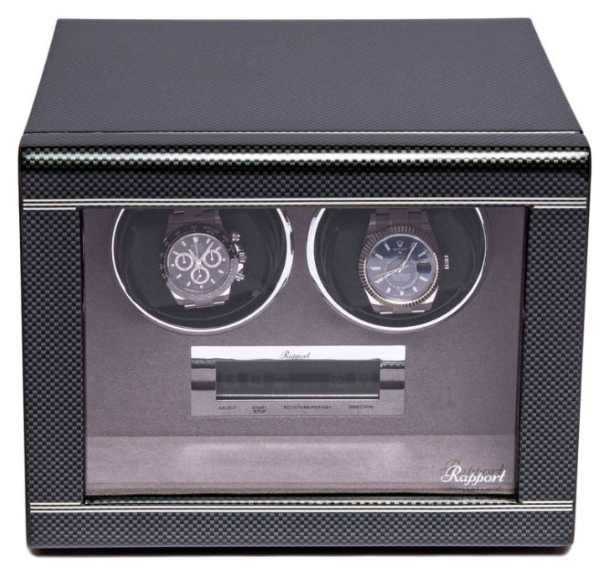 Rapport Watch Winders - Formula Duo Watch Winder - Carbon Fibre