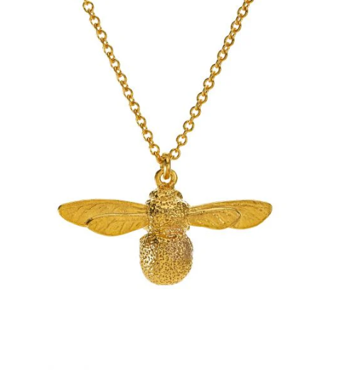 Alex Monroe - Baby Bee Necklace - 18ct Solid Gold