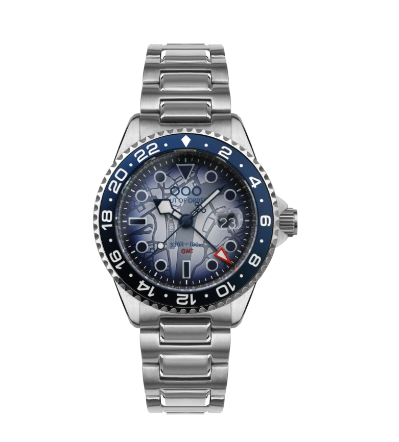 OUT OF ORDER WATCH CASANOVA GMT | LONDON BIG BEN - ULTRA BRUSHED